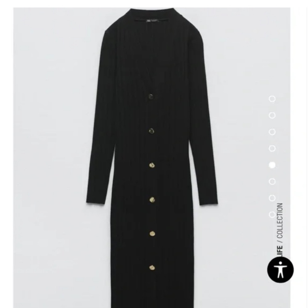 Zara Buttoned dress - Picture 4 of 11